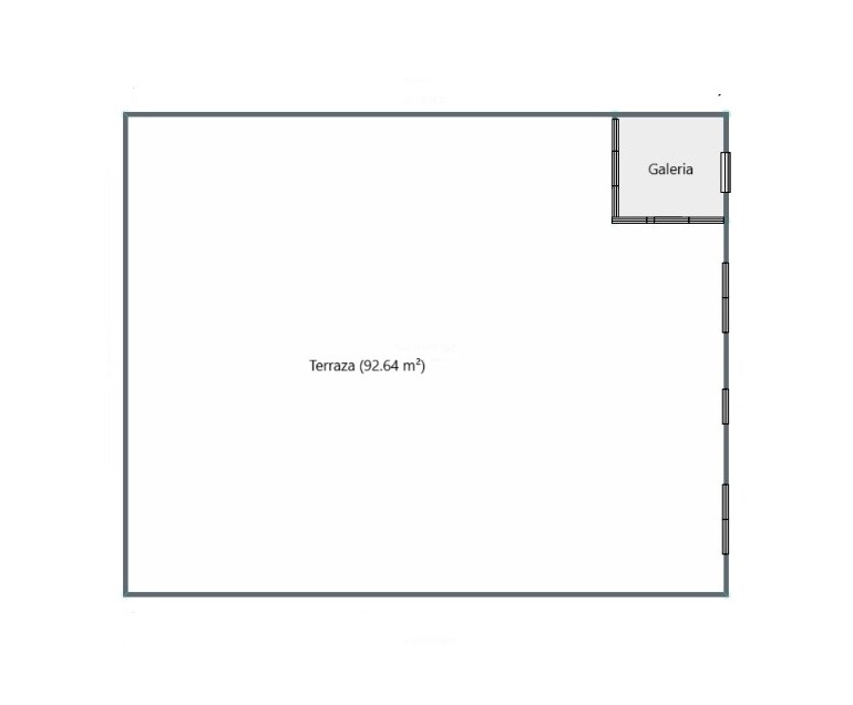 [Imagen de plano detallado de la terraza]